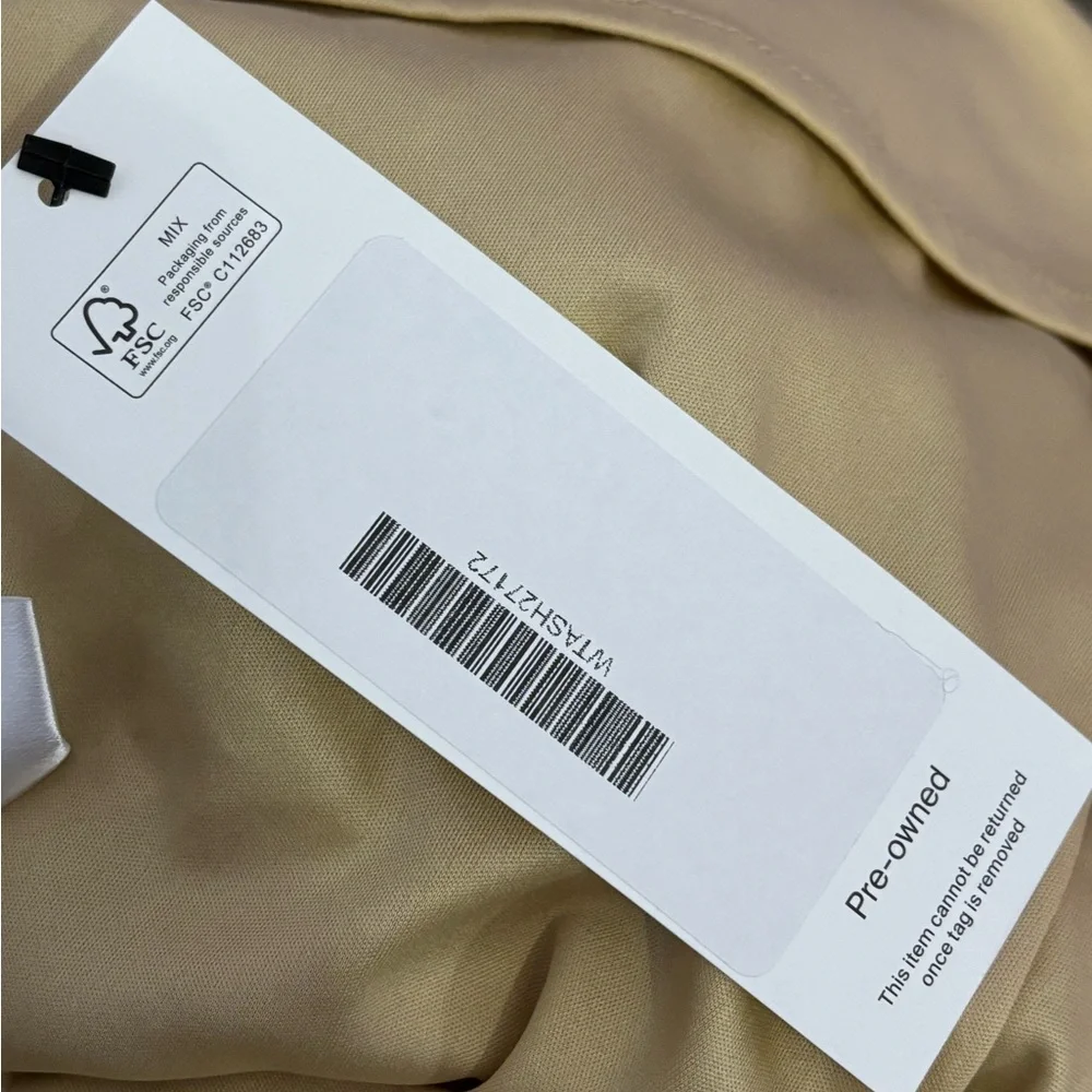 Tadashi Shoji Silver Nude Gown - Picture 8 of 10